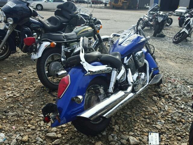 1HFSC52096A309744 - 2006 HONDA VT1300 S BLUE photo 4