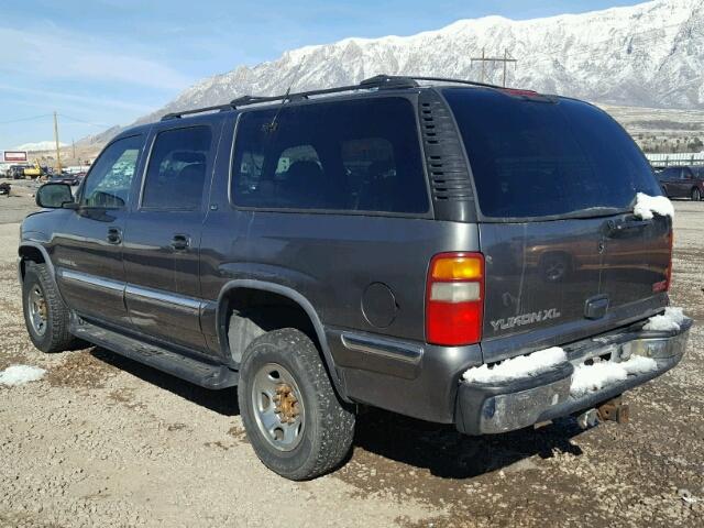 3GKGK26UX1G148012 - 2001 GMC YUKON XL K CHARCOAL photo 3