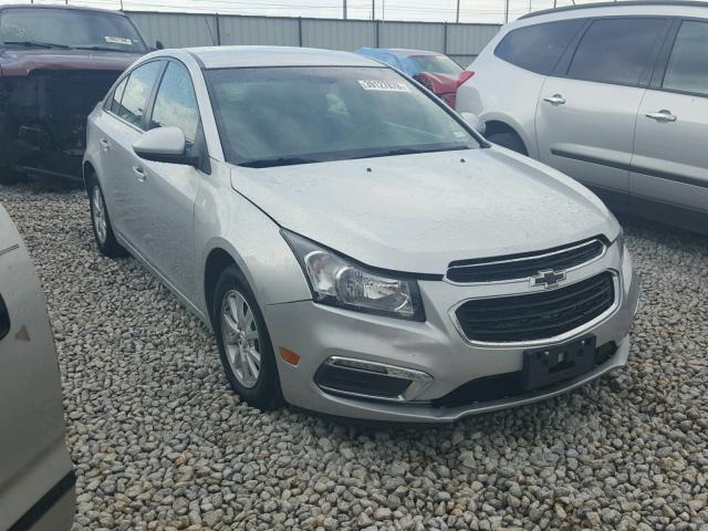 1G1PC5SB7F7127838 - 2015 CHEVROLET CRUZE LT SILVER photo 1