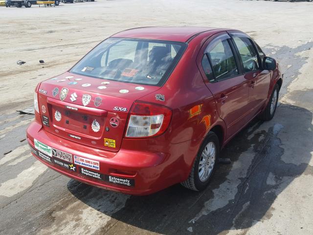 JS2YC5A34C6301717 - 2012 SUZUKI SX4 LE RED photo 4