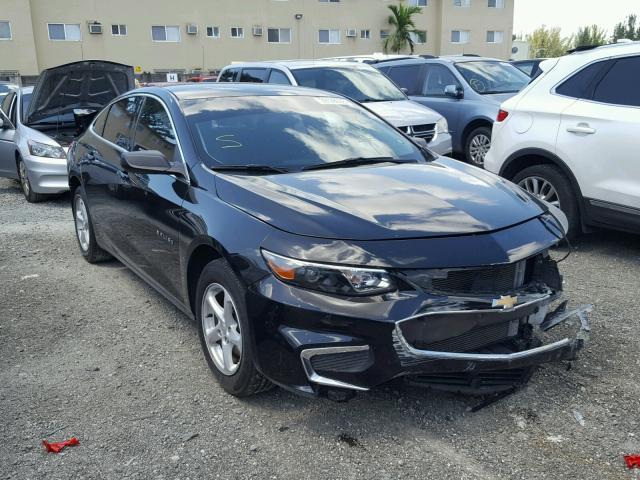 1G1ZB5ST4HF141919 - 2017 CHEVROLET MALIBU LS BLACK photo 1
