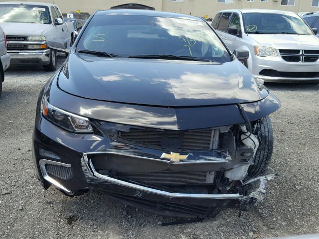 1G1ZB5ST4HF141919 - 2017 CHEVROLET MALIBU LS BLACK photo 10