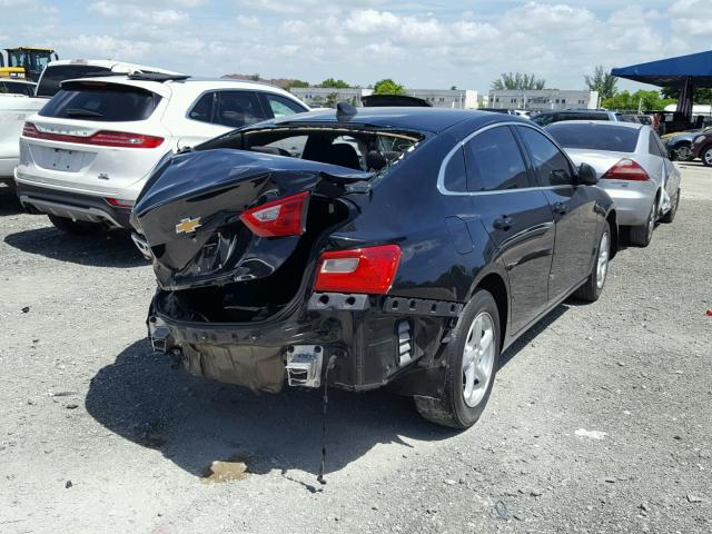 1G1ZB5ST4HF141919 - 2017 CHEVROLET MALIBU LS BLACK photo 4