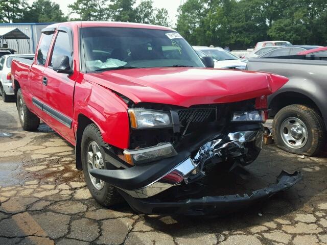 1GCEC19X65Z271201 - 2005 CHEVROLET SILVERADO RED photo 1