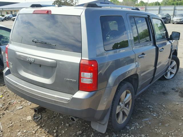 1C4NJRCB6CD513075 - 2012 JEEP PATRIOT LI GRAY photo 4