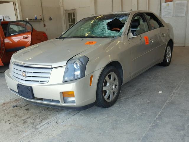1G6DM57T770197958 - 2007 CADILLAC CTS TAN photo 2