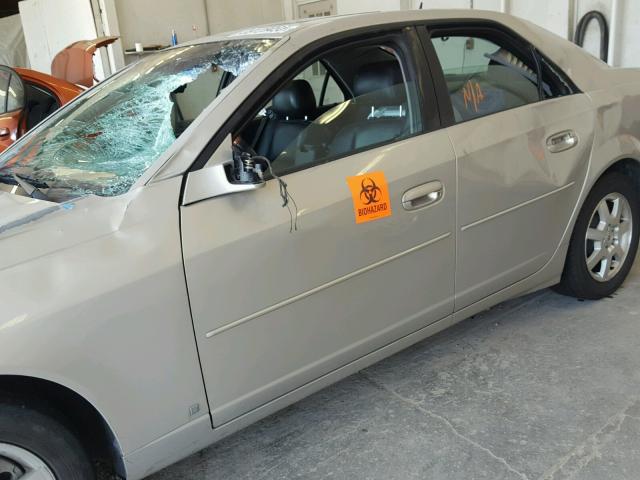 1G6DM57T770197958 - 2007 CADILLAC CTS TAN photo 9
