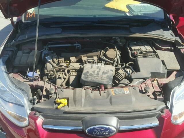 1FADP3K27EL337564 - 2014 FORD FOCUS SE RED photo 7