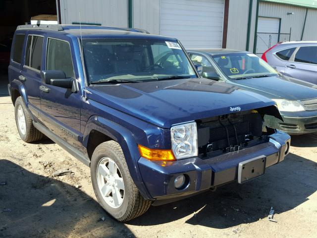 1J8HG48N16C286141 - 2006 JEEP COMMANDER BLUE photo 1