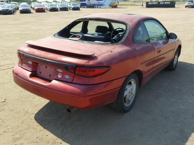 3FAKP113XYR106959 - 2000 FORD ESCORT ZX2 MAROON photo 4