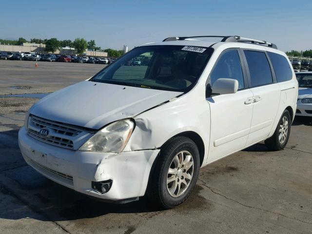 KNDMB233666071528 - 2006 KIA SEDONA EX WHITE photo 2