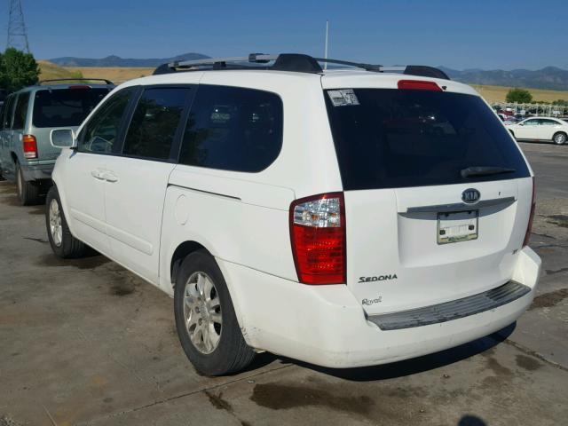 KNDMB233666071528 - 2006 KIA SEDONA EX WHITE photo 3