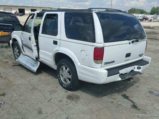 1GHDT13W0Y2242442 - 2000 OLDSMOBILE BRAVADA WHITE photo 3