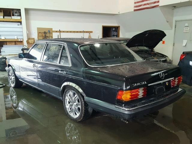 WDBCA39E1MA596616 - 1991 MERCEDES-BENZ 560 SEL BLACK photo 3