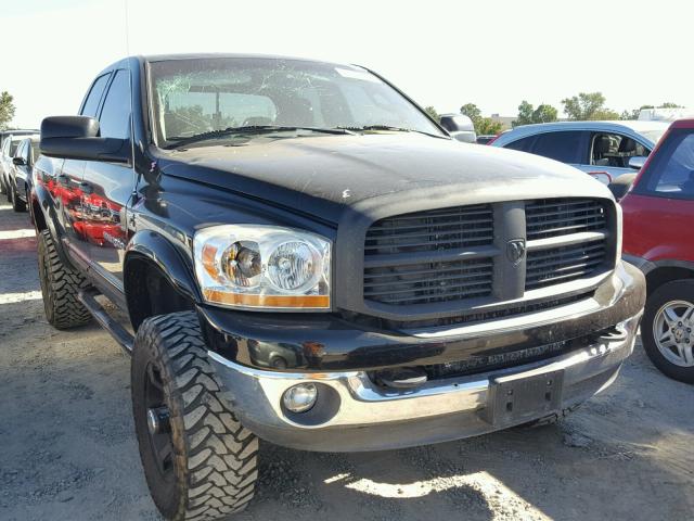 3D7KS28C56G123851 - 2006 DODGE RAM 2500 S BLACK photo 1