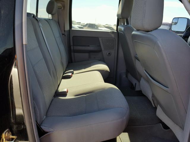 3D7KS28C56G123851 - 2006 DODGE RAM 2500 S BLACK photo 6