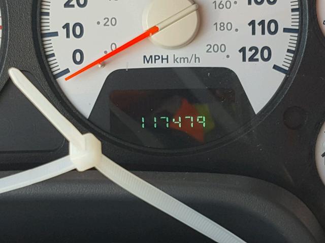 3D7KS28C56G123851 - 2006 DODGE RAM 2500 S BLACK photo 8