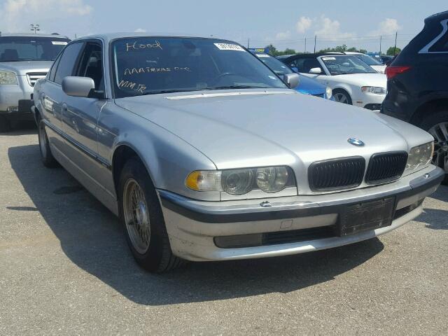 WBAGH83431DP23692 - 2001 BMW 740 IL SILVER photo 1