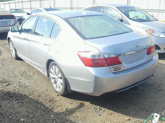 1HGCR2F80EA243399 - 2014 HONDA ACCORD EXL SILVER photo 3