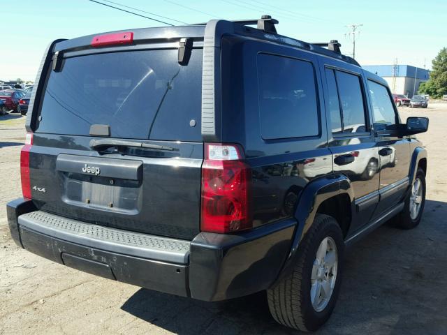 1J8HG48K66C338093 - 2006 JEEP COMMANDER BLACK photo 4