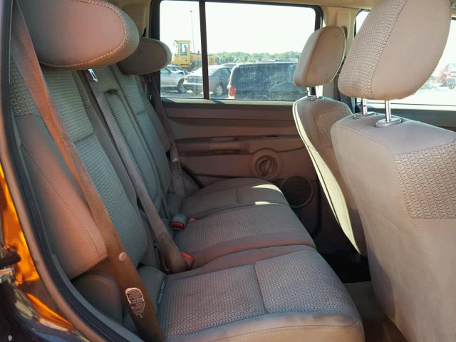 1J8HG48K66C338093 - 2006 JEEP COMMANDER BLACK photo 6