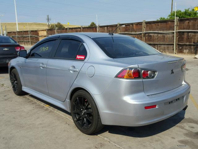 JA32U2FU1FU025640 - 2015 MITSUBISHI LANCER ES SILVER photo 3