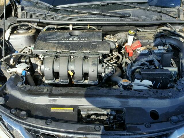 3N1AB7AP3GY287257 - 2016 NISSAN SENTRA S CHARCOAL photo 7