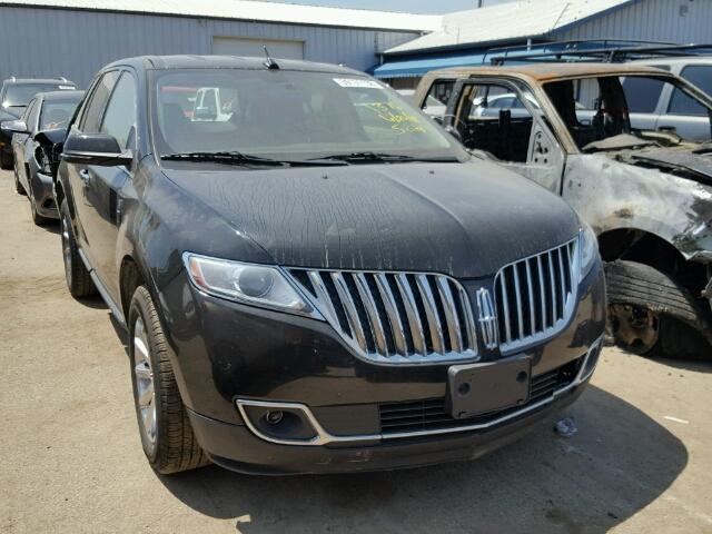 2LMDJ6JK4EBL08196 - 2014 LINCOLN MKX BLACK photo 1