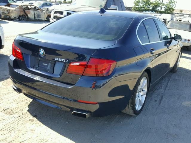 WBAFR9C57DDX79968 - 2013 BMW 550 I BLUE photo 4