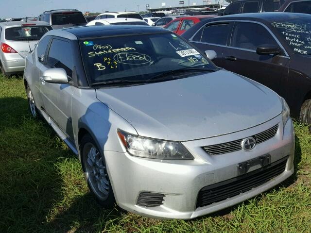 JTKJF5C72D3047956 - 2013 TOYOTA SCION TC SILVER photo 1