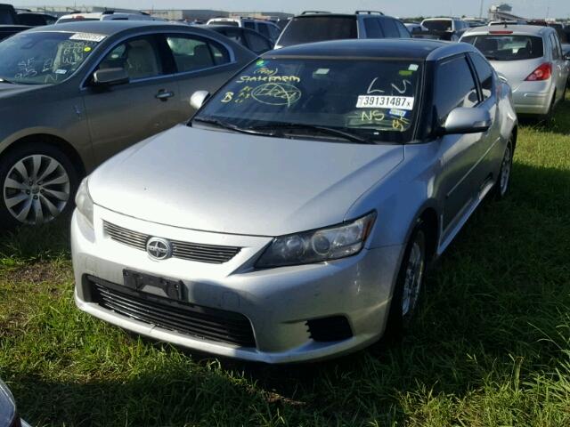 JTKJF5C72D3047956 - 2013 TOYOTA SCION TC SILVER photo 2