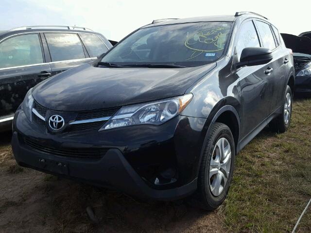 2T3ZFREV0DW048114 - 2013 TOYOTA RAV4 LE BLACK photo 2