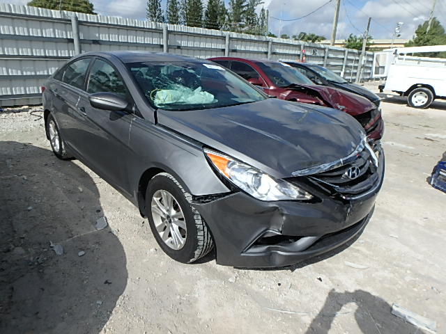 5NPEB4AC7DH732084 - 2013 HYUNDAI SONATA GLS GRAY photo 1