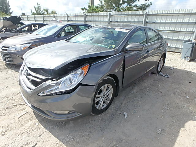 5NPEB4AC7DH732084 - 2013 HYUNDAI SONATA GLS GRAY photo 2