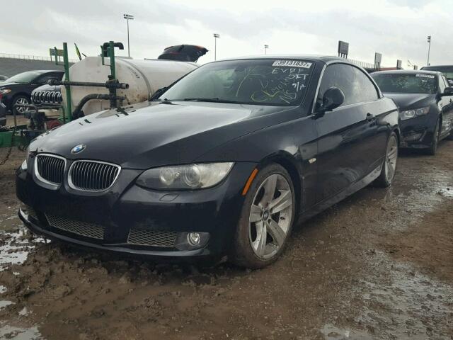 WBAWL73558PX55596 - 2008 BMW 335 BLACK photo 2