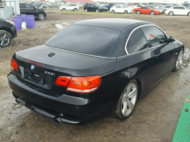 WBAWL73558PX55596 - 2008 BMW 335 BLACK photo 4