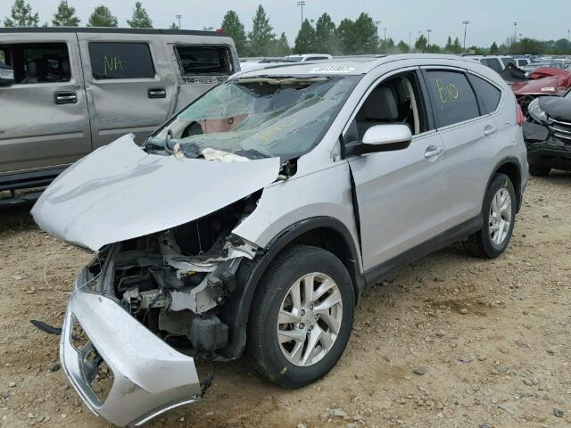 5J6RM4H76FL050570 - 2015 HONDA CR-V EXL SILVER photo 2