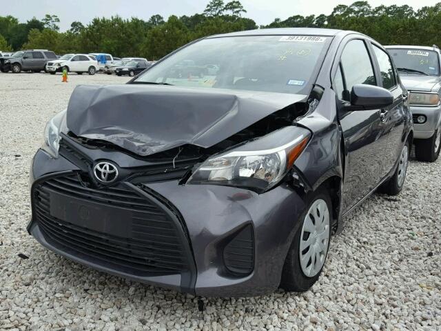 VNKKTUD31GA063440 - 2016 TOYOTA YARIS L CHARCOAL photo 2