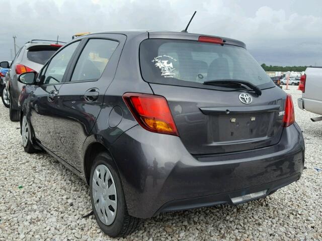 VNKKTUD31GA063440 - 2016 TOYOTA YARIS L CHARCOAL photo 3