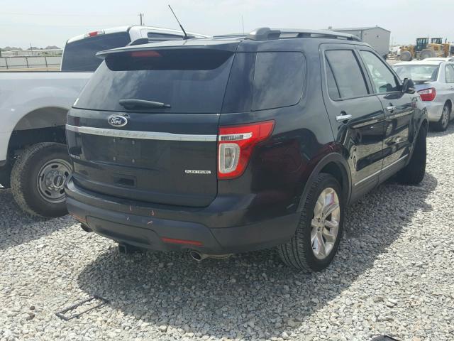 1FM5K7F80DGB77288 - 2013 FORD EXPLORER L BLACK photo 4