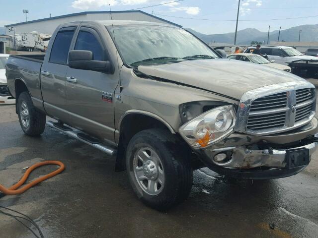 3D7KS28A58G168547 - 2008 DODGE RAM 2500 S TAN photo 1