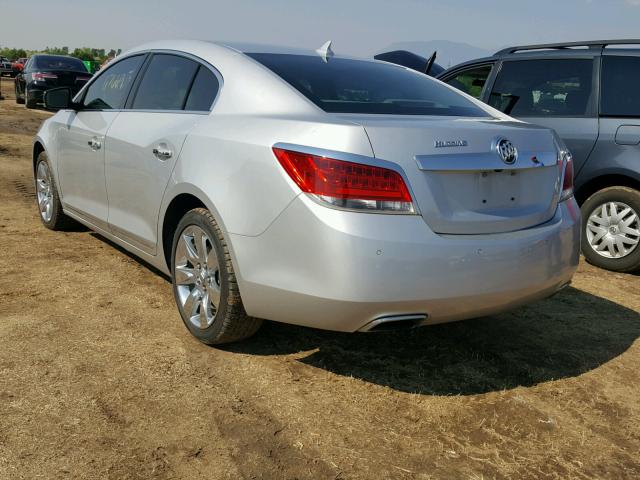 1G4GH5G3XCF199852 - 2012 BUICK LACROSSE P SILVER photo 3