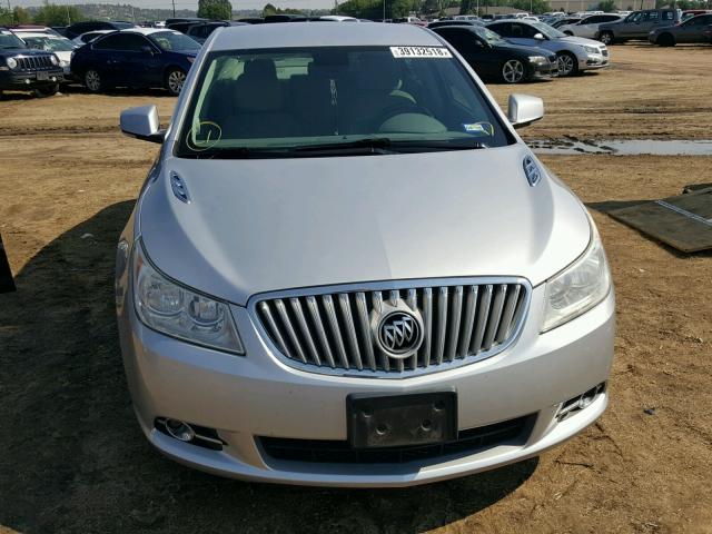 1G4GH5G3XCF199852 - 2012 BUICK LACROSSE P SILVER photo 9