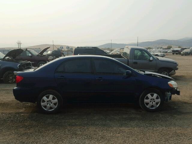 1NXBR32E06Z679547 - 2006 TOYOTA COROLLA BLUE photo 9