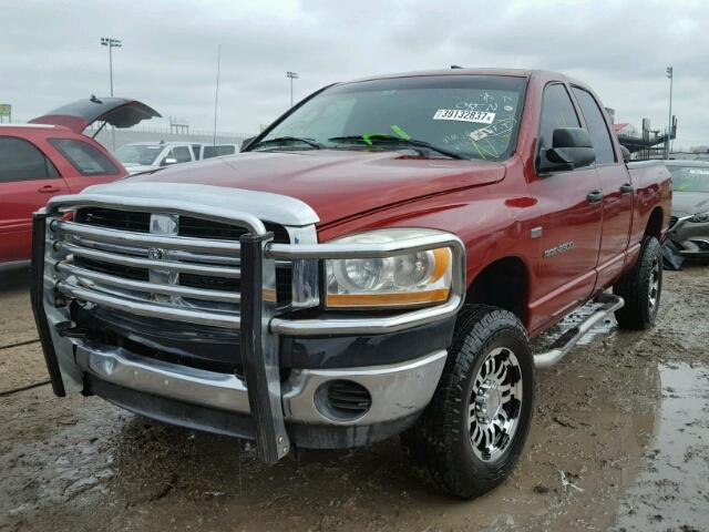 3D7KS28D06G205110 - 2006 DODGE RAM 2500 Q MAROON photo 2