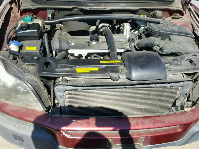 YV1CY59H741038976 - 2004 VOLVO XC90 BURGUNDY photo 7