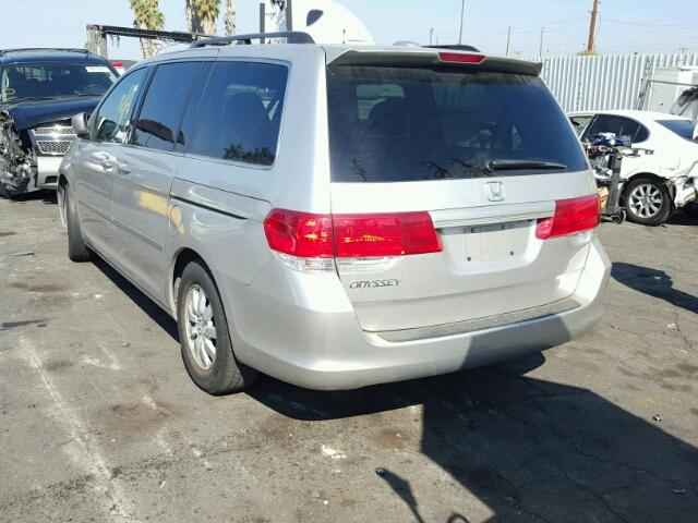 5FNRL38668B084332 - 2008 HONDA ODYSSEY EX SILVER photo 3