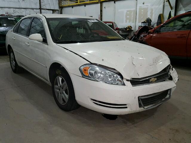 2G1WB58K179398089 - 2007 CHEVROLET IMPALA WHITE photo 1