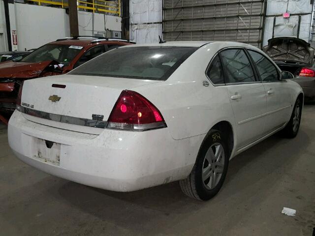 2G1WB58K179398089 - 2007 CHEVROLET IMPALA WHITE photo 4