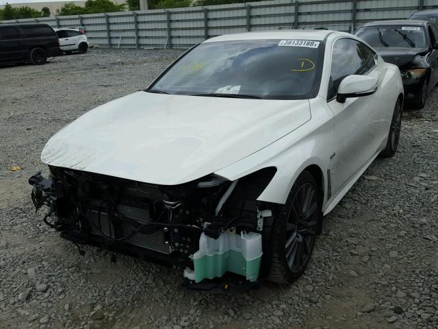 JN1FV7EK7HM610905 - 2017 INFINITI Q60 RED SP WHITE photo 2